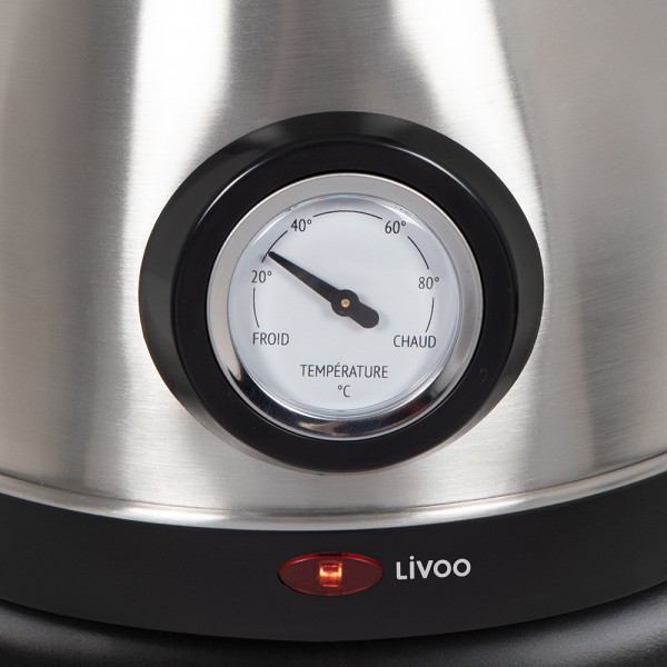 Bouilloire rétro LIVOO DOD157S avec Thermomètre Bouilloire rétro LIVOO DOD157S avec Thermomètre