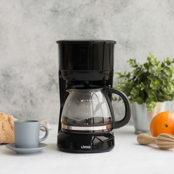 Cafetière électrique LIVOO DOD183N 6 tasses Cafetière électrique LIVOO DOD183N 6 tasses