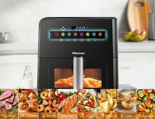 Friteuse sans huile HISENSE Air Fryer H09AFBKS4S 8L Friteuse sans huile HISENSE Air Fryer H09AFBKS4S 8L