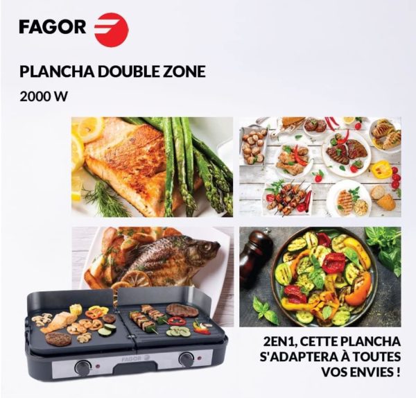 Plancha 2en1 FAGOR FG823 www.infinytech-reunion.re Plancha 2en1 FAGOR FG823 www.infinytech-reunion.re