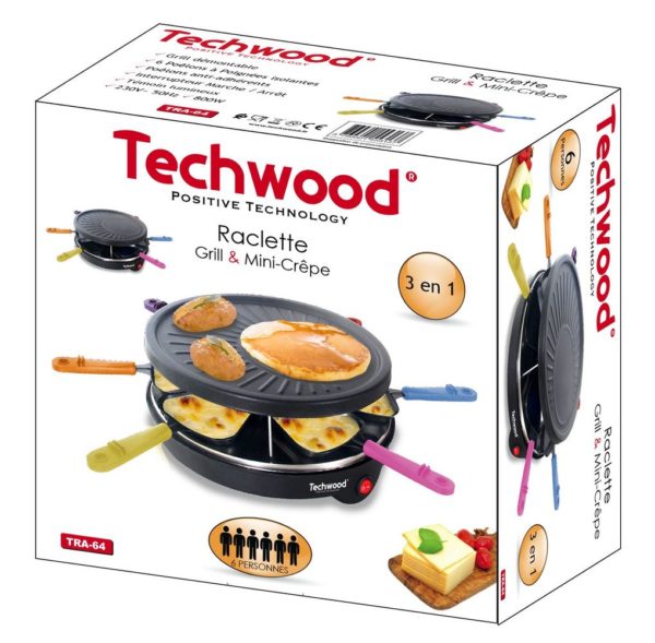 Raclette Grill TECHWOOD TRA-64 www.infinytech-reunion.re