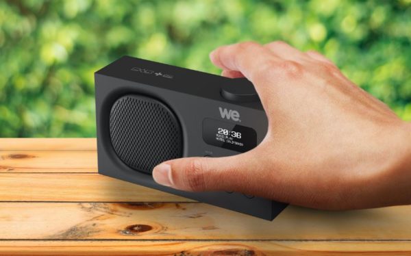 Radio portable rechargeable WE CONNECT 3W Noire www.infinytech-reunion.re