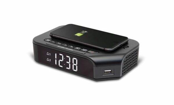Radio réveil SCHNEIDER Viva Qi avec recharge sans fil Radio réveil SCHNEIDER Viva Qi avec recharge sans fil