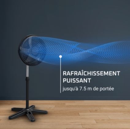 Ventilateur ROWENTA VU3110F0 Turbo Essential 40cm Ventilateur ROWENTA VU3110F0 Turbo Essential 40cm