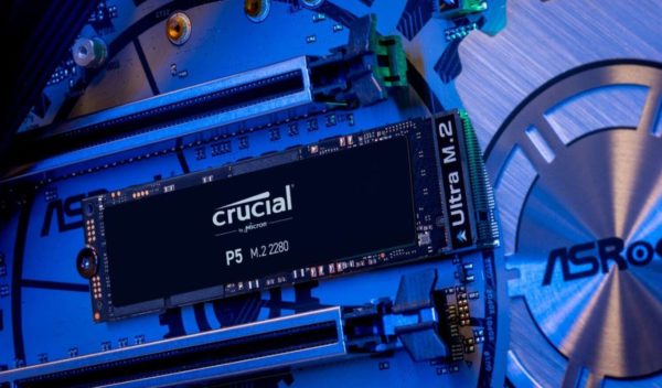 SSD M.2 NVMe CRUCIAL P5 CT2000PSSD8 2 To image 04 SSD M.2 NVMe CRUCIAL P5 CT2000PSSD8 2 To image 04