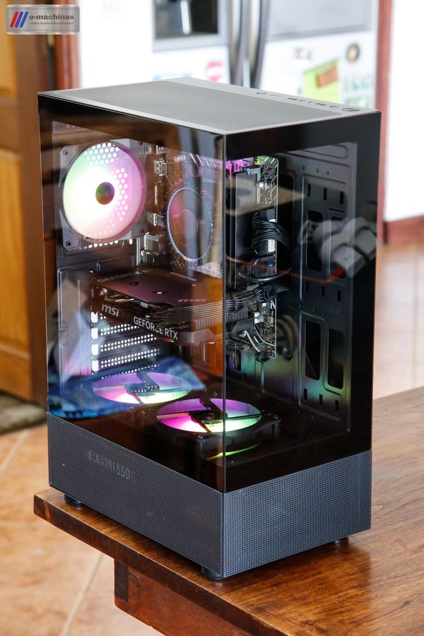 E-MACHINES SPIRIT of GAMER Spectra Dark i5-14400F et RTX 4060 E-MACHINES SPIRIT of GAMER Spectra Dark i5-14400F et RTX 4060