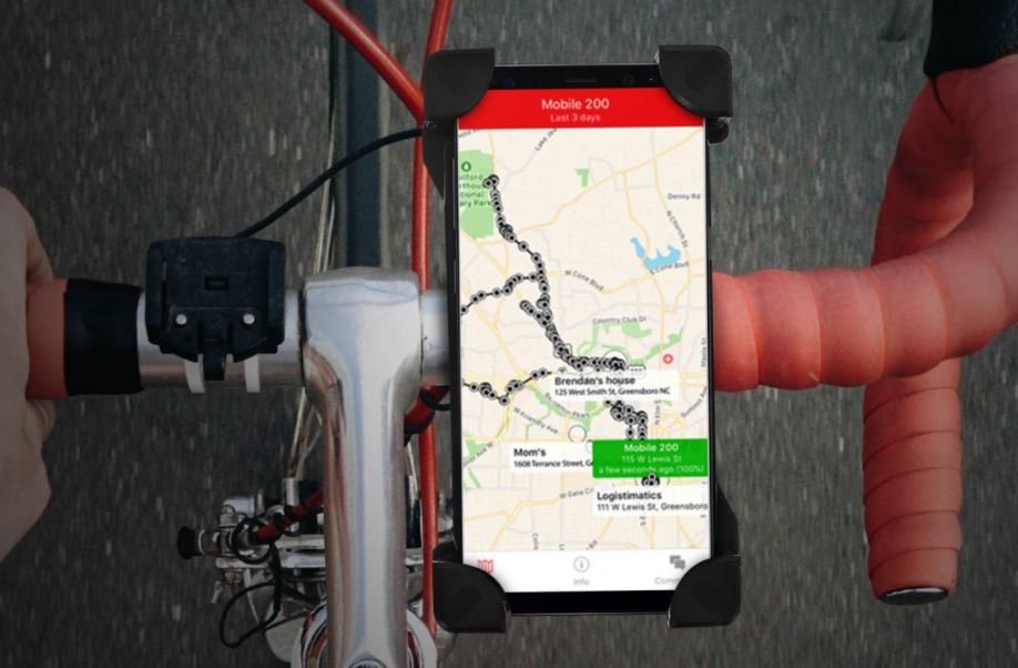 Support vélo trottinette AKASHI pour smartphone 6,8 Support vélo trottinette AKASHI pour smartphone 6,8