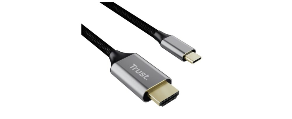 TRUST 23332 USB-C Mâle vers HDMI Mâle 4K 1.8m