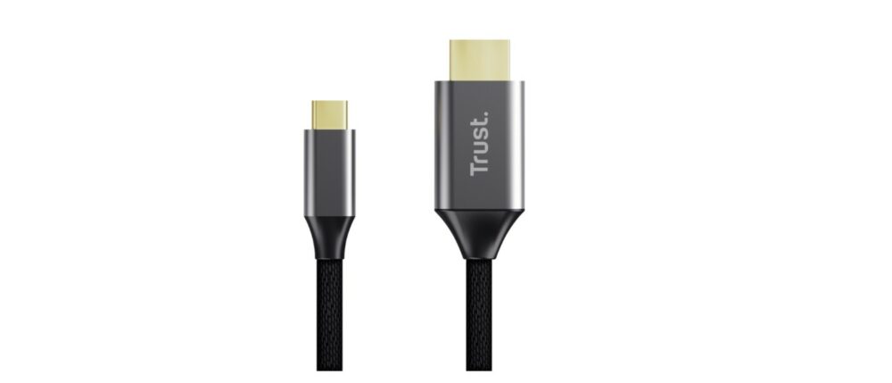 TRUST 23332 USB-C Mâle vers HDMI Mâle 4K 1.8m