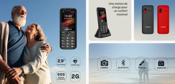 GSM KONROW Senior 280 www.infinytech-reunion.re