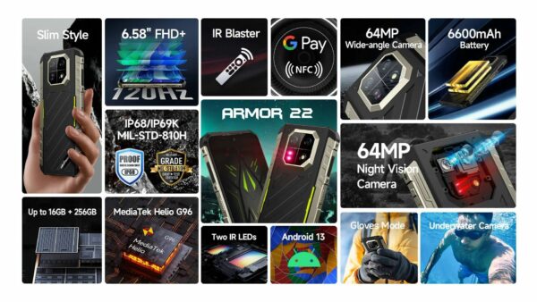 ULEFONE Armor 22 6,58