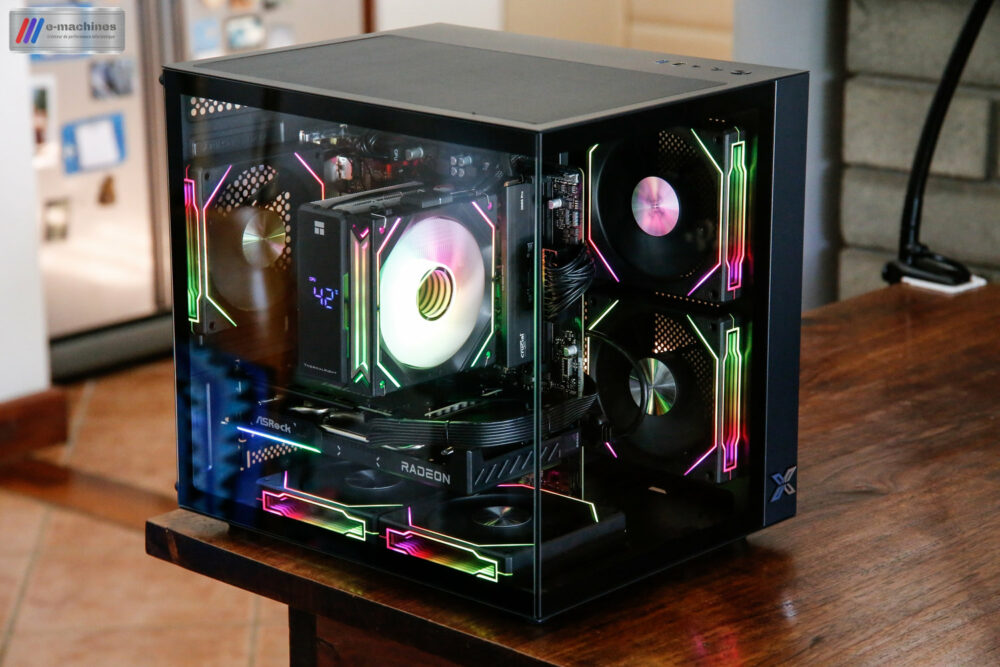 E-MACHINES XIGMATEK Aqua M Ryzen 8400F RX 9060XT 16Go E-MACHINES XIGMATEK Aqua M Ryzen 8400F RX 9060XT 16Go