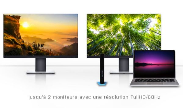 Station d'accueil USB 3.0/USB-C i-TEC Dual HDMI image 01 Station d'accueil USB 3.0/USB-C i-TEC Dual HDMI image 01