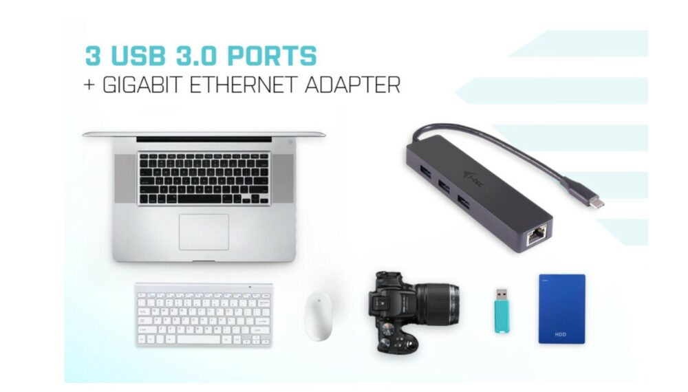 i-TEC Docking Station d'accueil USB-C C31GL3SLIM