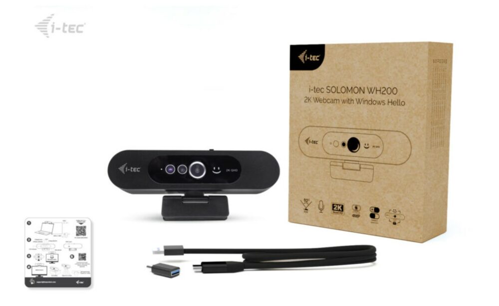 i-TEC webcam Solomon WH200 2K i-TEC webcam Solomon WH200 2K