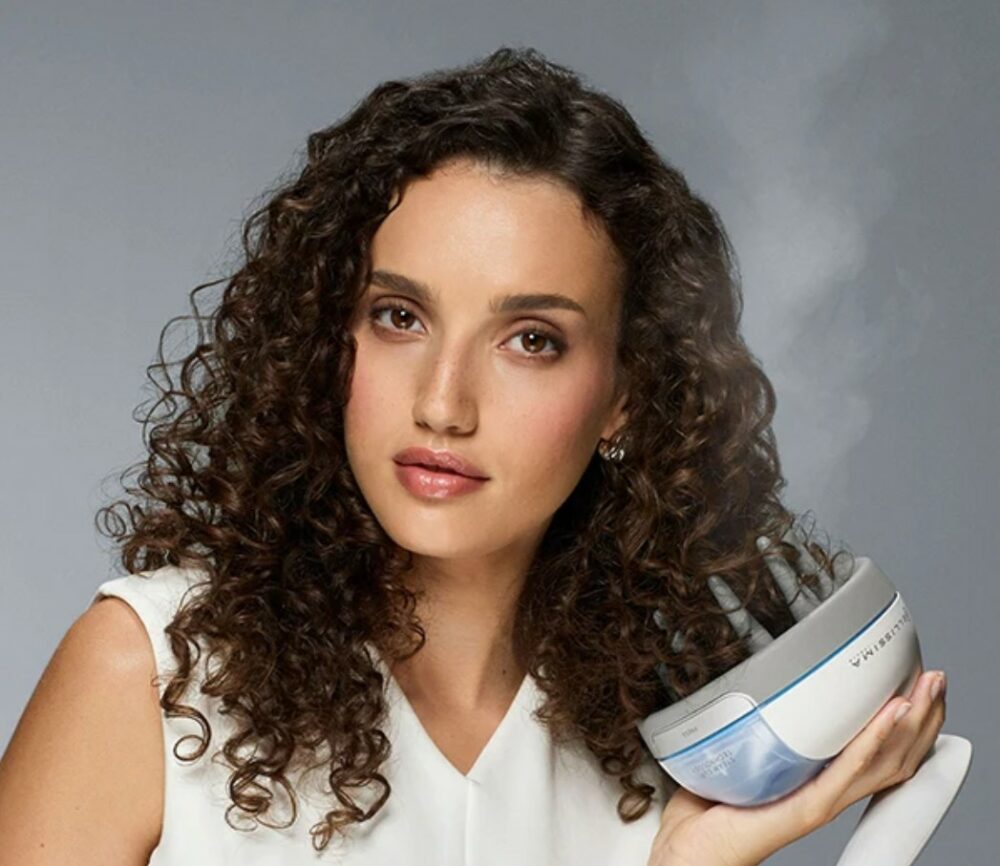 Logo BELLISSIMA Diffuseur de vapeur pour cheveux frisés et ondulés Steam Ritual