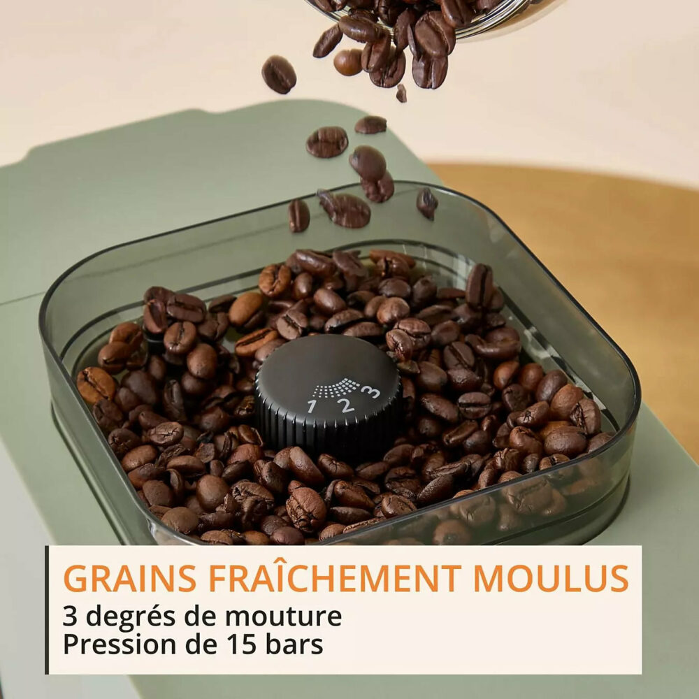  Broyeur KRUPS Coffee Crush SA401LE0 Vert