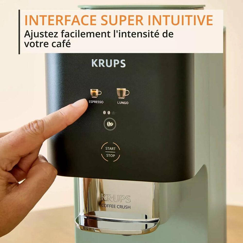  Broyeur KRUPS Coffee Crush SA401LE0 Vert