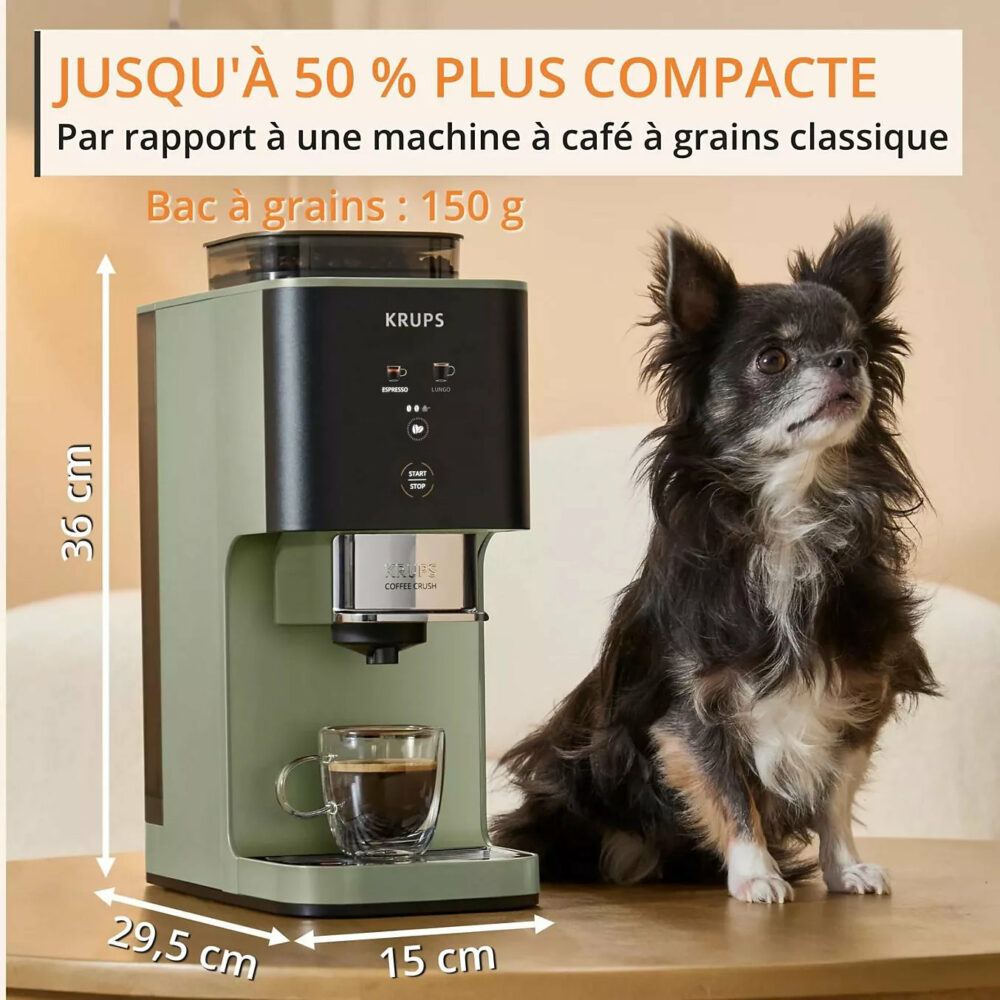  Broyeur KRUPS Coffee Crush SA401LE0 Vert