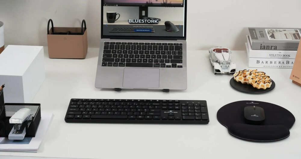 BLUESTORK Pack Office Slim Sans Fil Noir